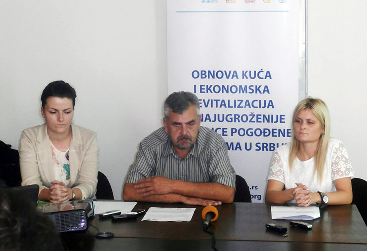 На конференцији за новинаре заменик председника општине Шид, Срђан Малешевић
